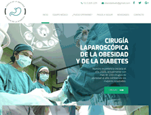 Tablet Screenshot of cirugiadelaobesidad.cl
